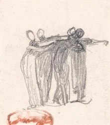 Group of Four Women Embracing